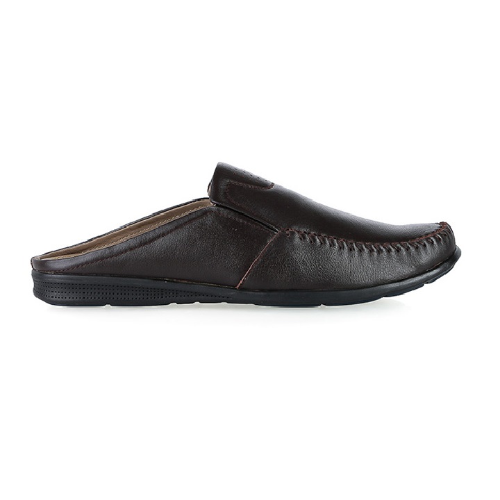 Giày sabo nam da bò  màu nâu HK7797