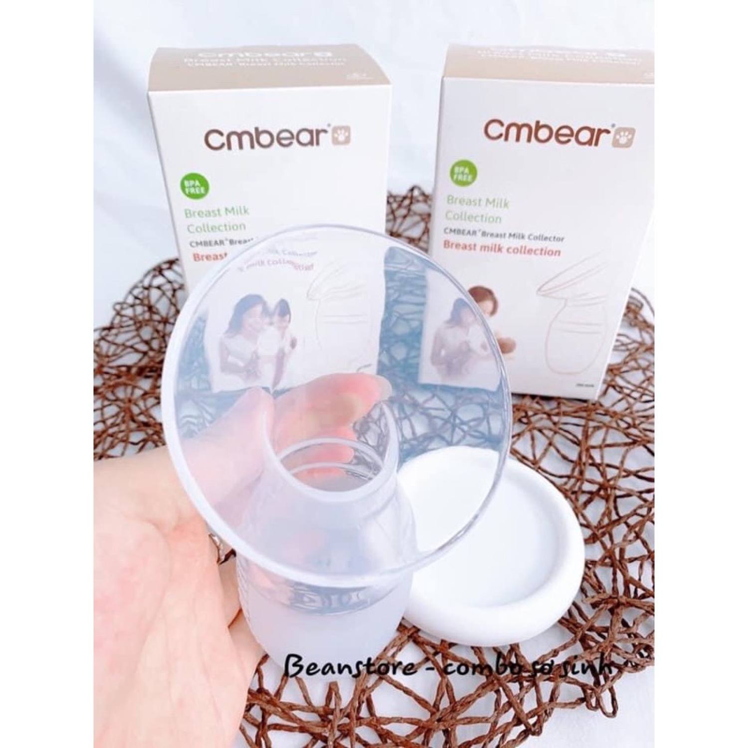 Cốc hứng sữa CM Bear tiện lợi cho mẹ