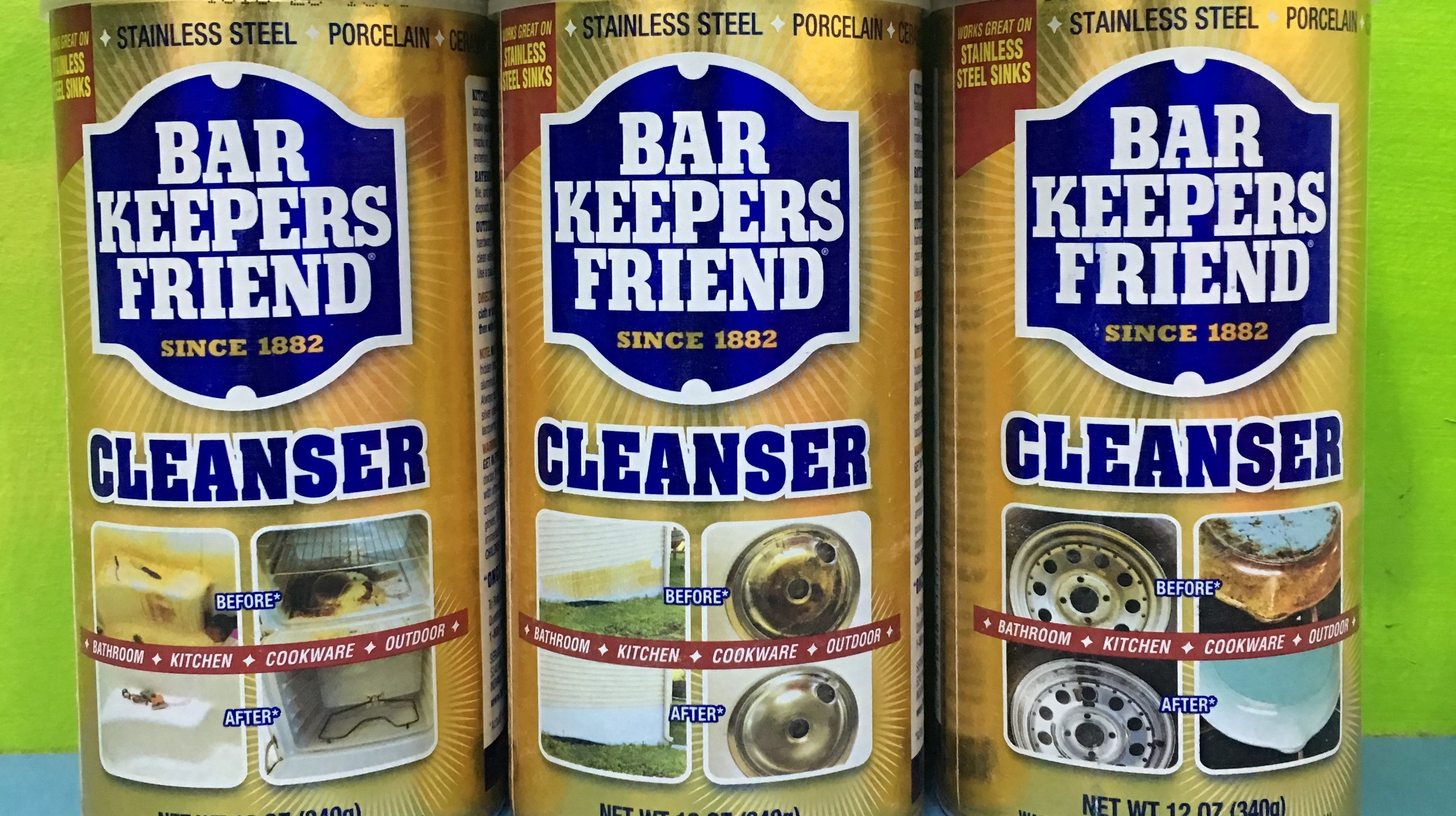 BỘT LÀM SẠCH ĐA NĂNG BAR KEEPERS FRIEND - 12 lon