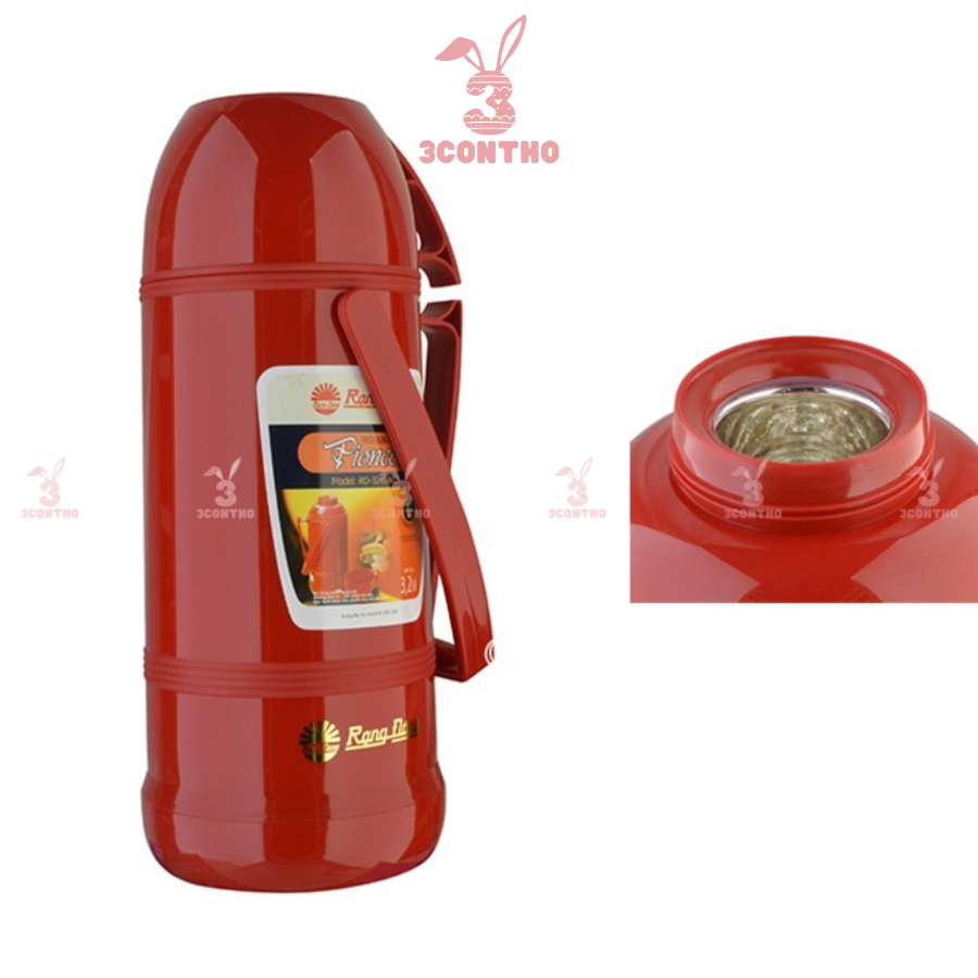 [HỎA TỐC] Nắp phích 3.2 lít Rạng Đông mã 3245N1E, 3245N3 nút nhựa, nắp thay thế gioăng ron, phụ kiện thay thế bình thủy, bình giữ nhiệt 3245