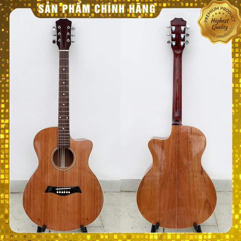 💥 Đàn Guitar Acoustic FULL gỗ Hồng Đào nguyên tấm | có ty chỉnh cong cần | BH 12 tháng 💥
