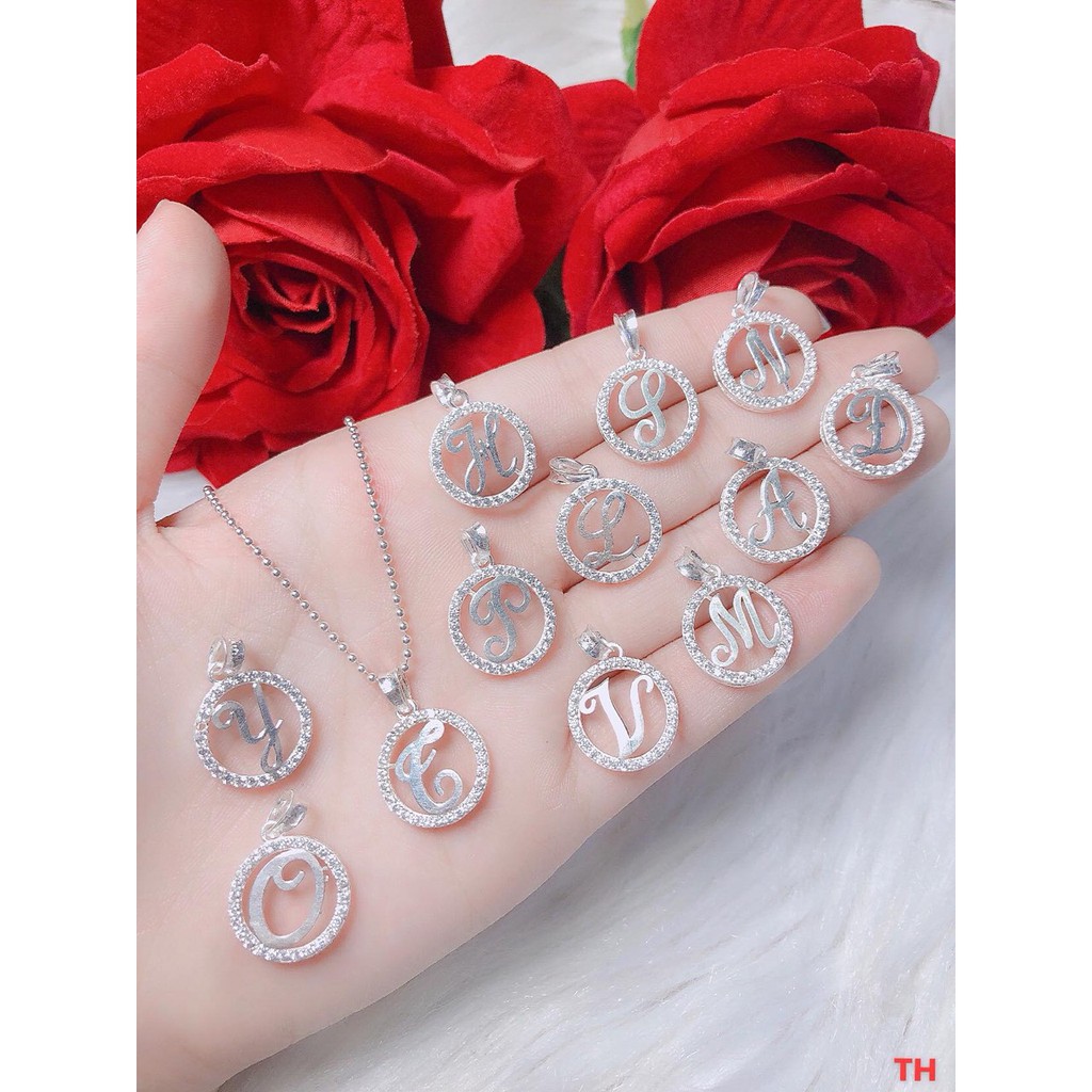 Dây Chuyền Mặt Chữ  - TRANG SỨC BẠC TNJ CAM KẾT HÀNG CHUẨN ẢNH, CHẤT LƯỢNG TỐT, PHỤC VỤ TẬN TÌNH, CHU ĐÁO
