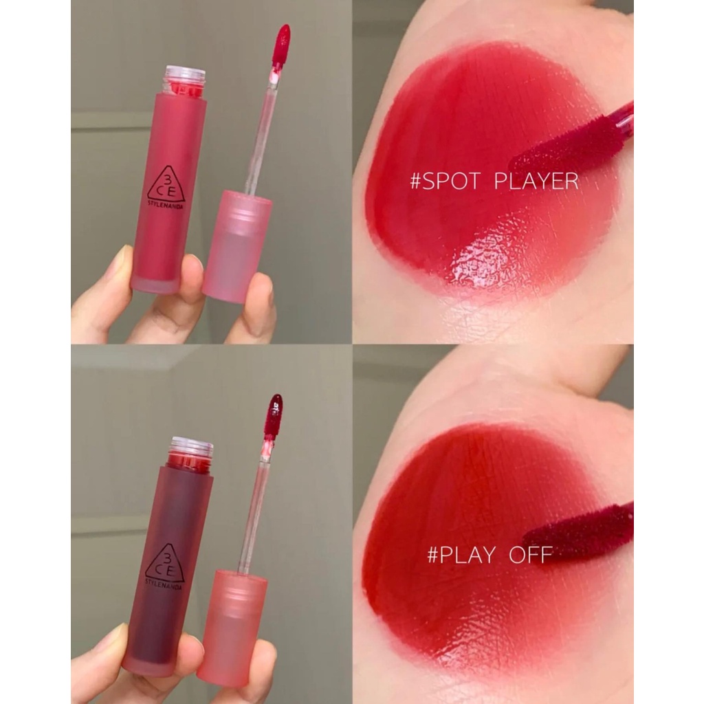 son kem lì 3CE Blur water tint (đầy đủ mã màu)