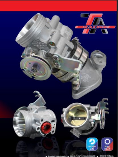 HỌNG XĂNG FI  TA RACING EX150 EXCITER MẪU TRẮNG LZD-01