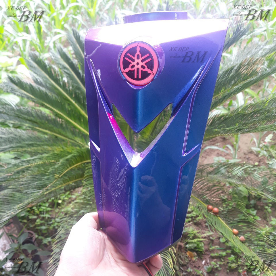 Mặt nạ sirius màu titan độ led logo