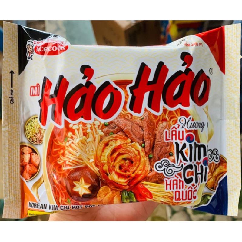 Thùng 30 gói HẢO HẢO Mixx 2 vị thơm ngon ( chua cay bà kim chi )