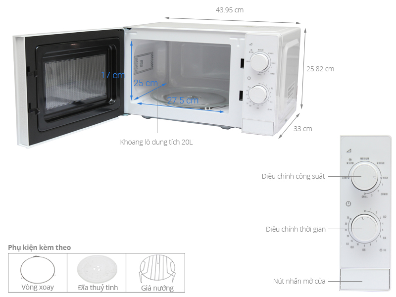 LÒ VI SÓNG ELECTROLUX EMM20K18GWI
