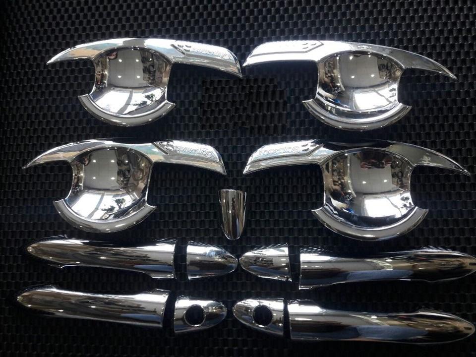 Ốp tay cửa dùng cho xe Kia morning đời mới