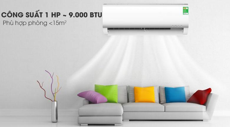 [HCM][Trả góp 0%]Máy lạnh Midea 1.5 HP MSAFB-13CRN8