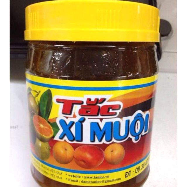 [HCM]Tắc xí muội Tấn Lộc – 900g