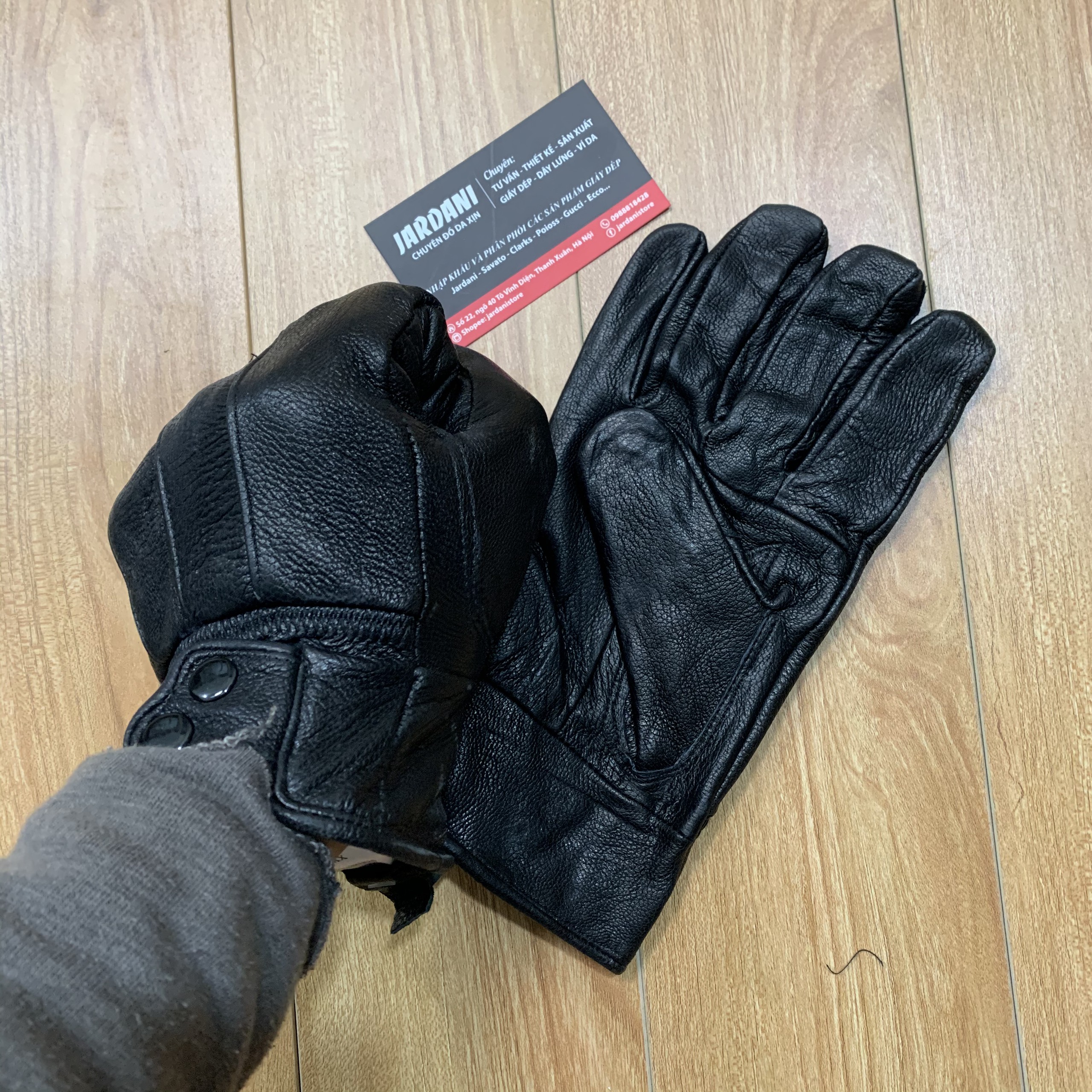 Găng Tay Nam Da Thật - Bảo hành 12 tháng