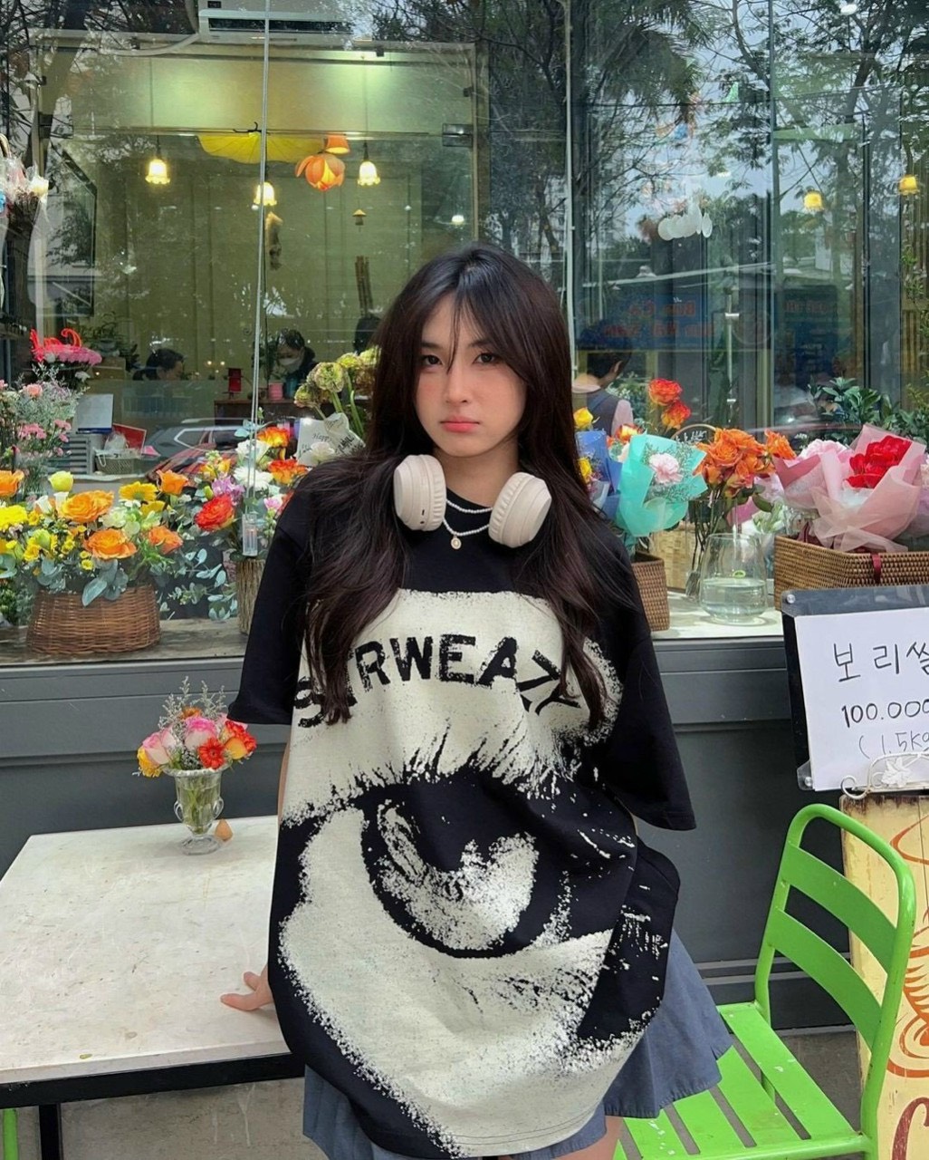 Áo thun local brand swe đôi mắt nam nữ unisex full mạc
