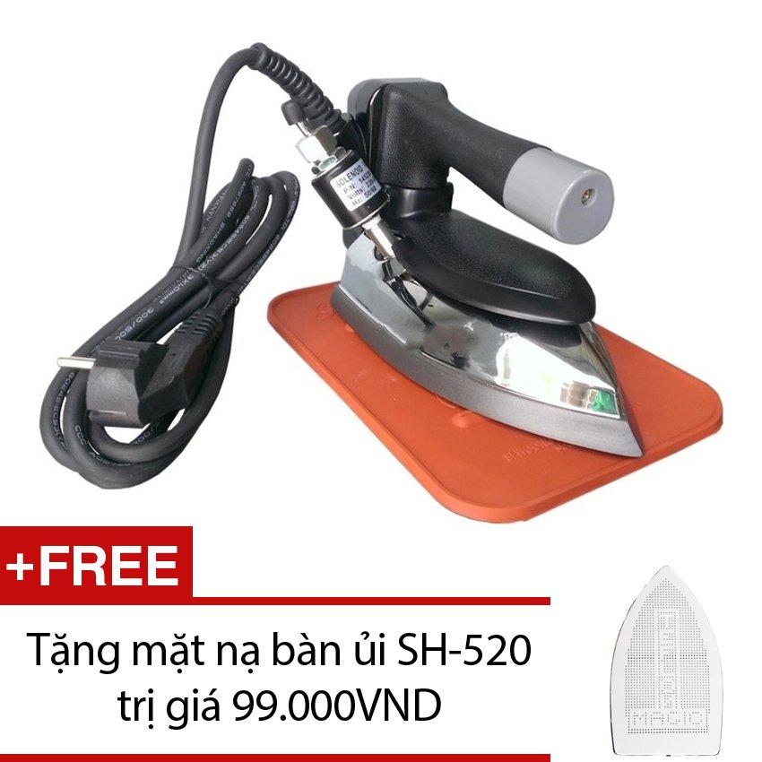 Bàn ủi hơi nước công nghiệp Korea Pengiun Pen 520 + Tặng mặt nạ bàn ủi SH-520