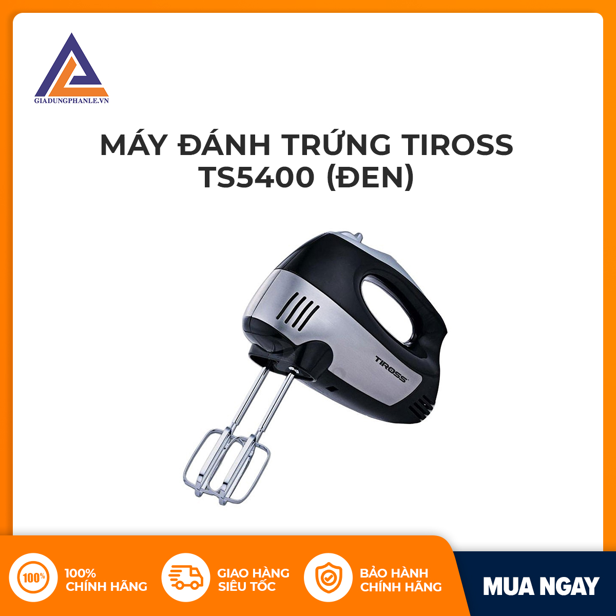 Máy đánh trứng  Tiross TS5400 (Đen)