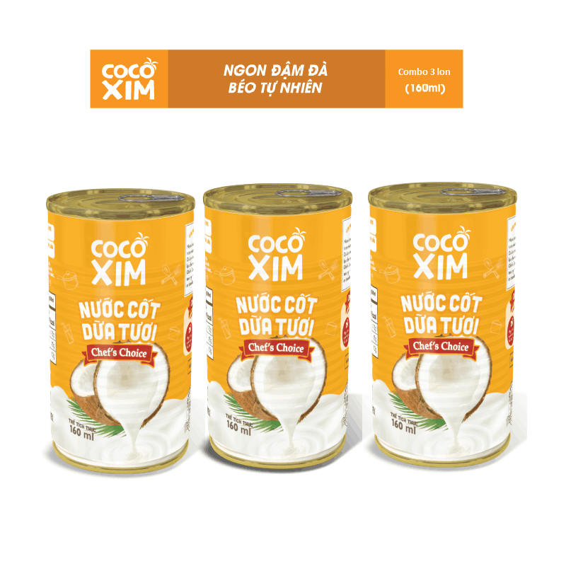 Nước cốt dừa Chef's Choice Cocoxim 160ml