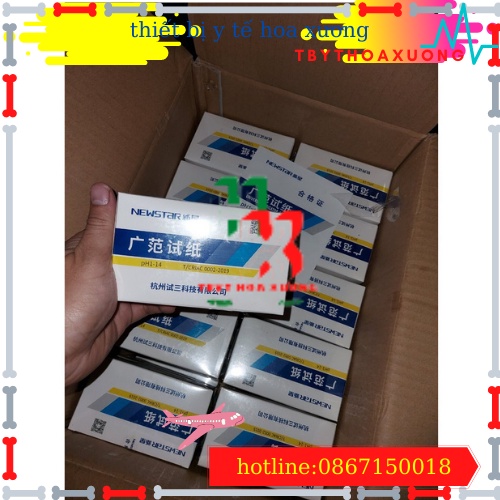 [Hàng Chuẩn] Giấy Quỳ Tím Thử Độ pH Thang Đo Từ 1 Đến 14