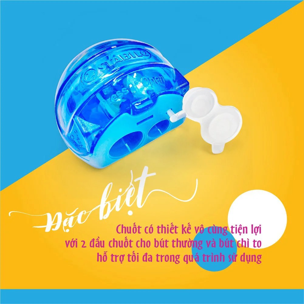 Chuốt Chì STABILO Twin Holes Sharpener PS4528