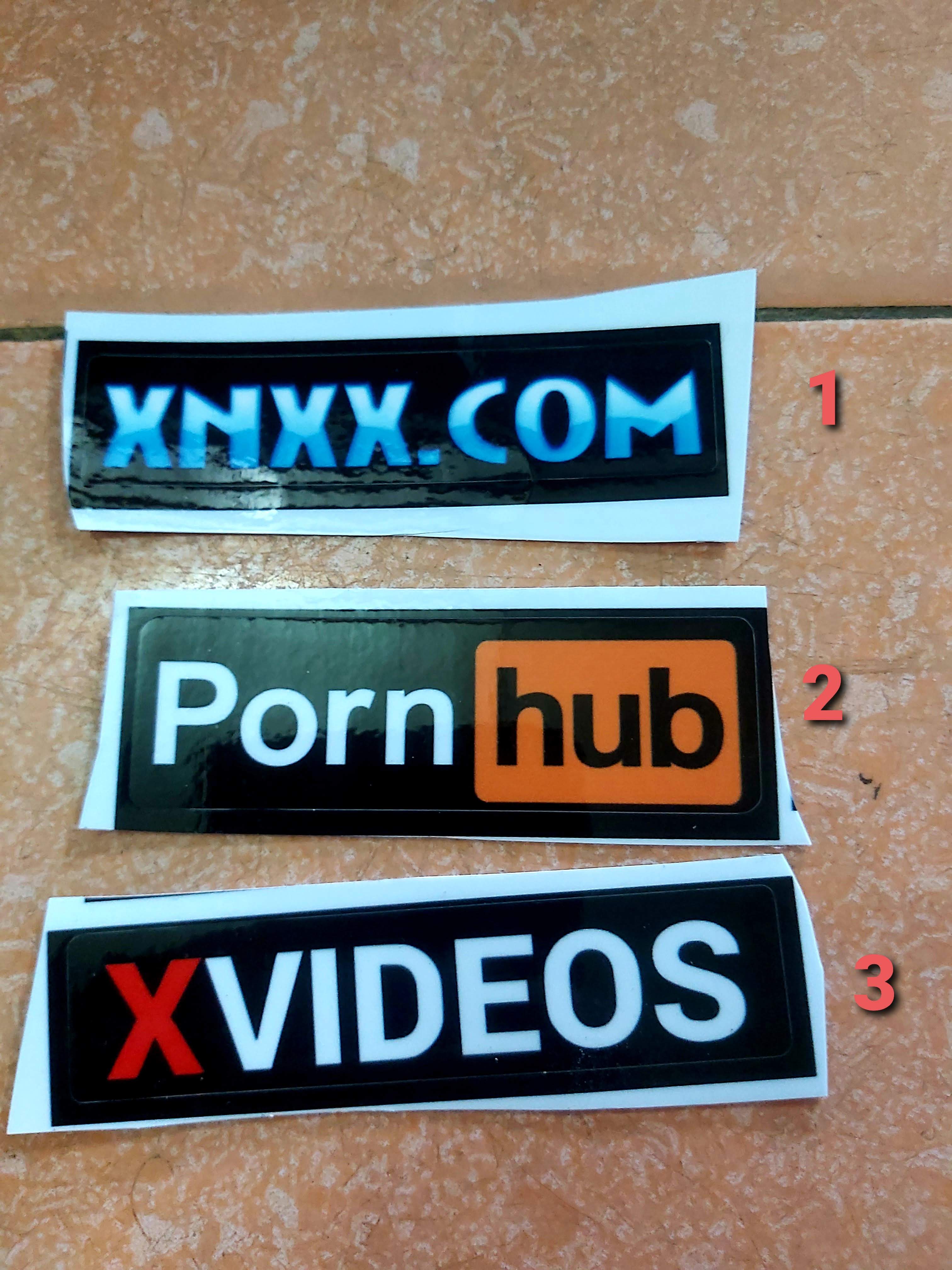 Combo 3 tem decal sticker bựa, hot dán xe nón giá rẻ