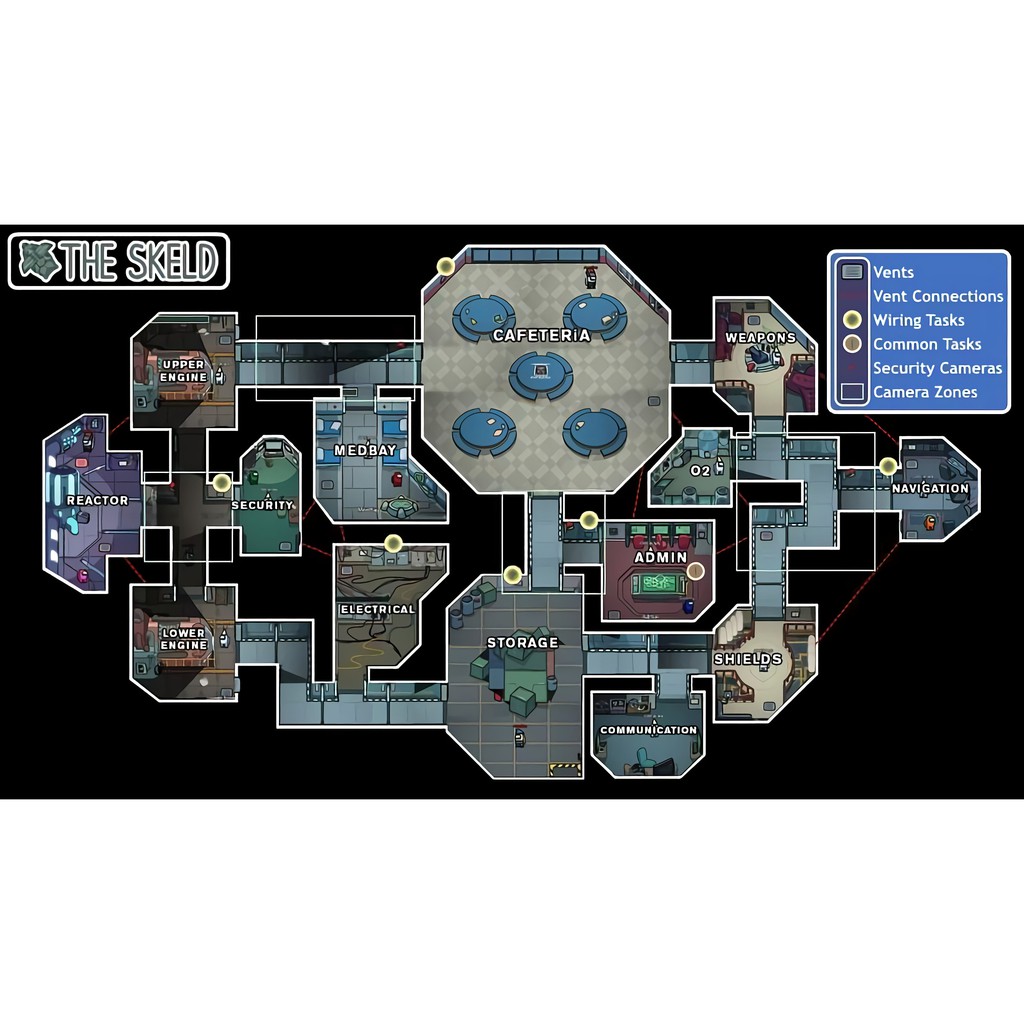 Poster ảnh Among us - Among us Map