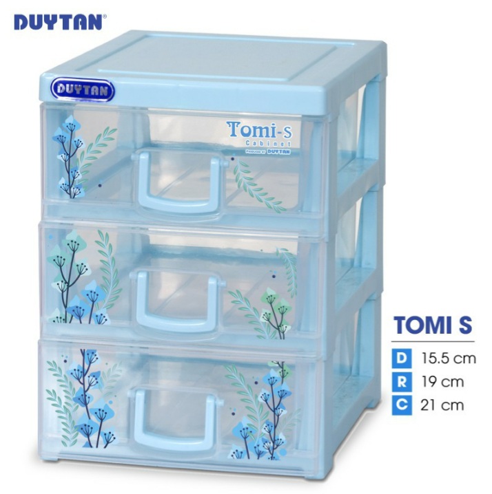 [HCM]COMBO 2 Tủ nhựa Duy Tân Tomi S  3 ngăn