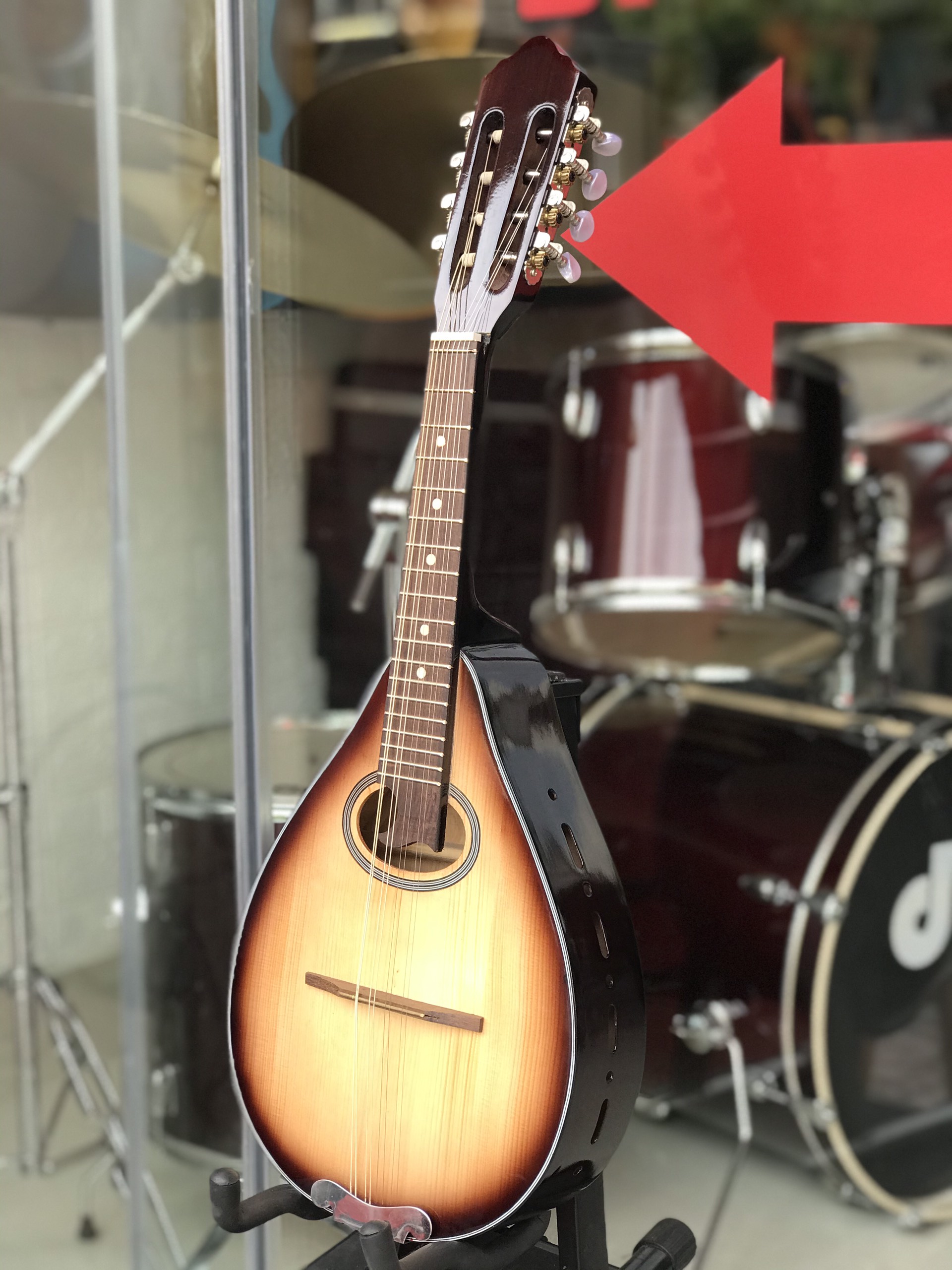 Đàn mandolin gỗ ép mặt thông