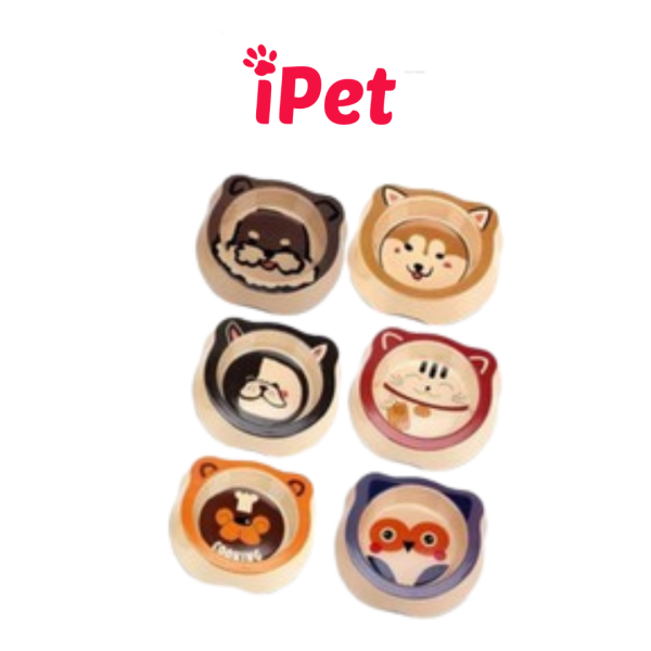 [HCM]Bát Ăn Cho Chó Mèo Hình Thú Dễ Thương - iPet Shop