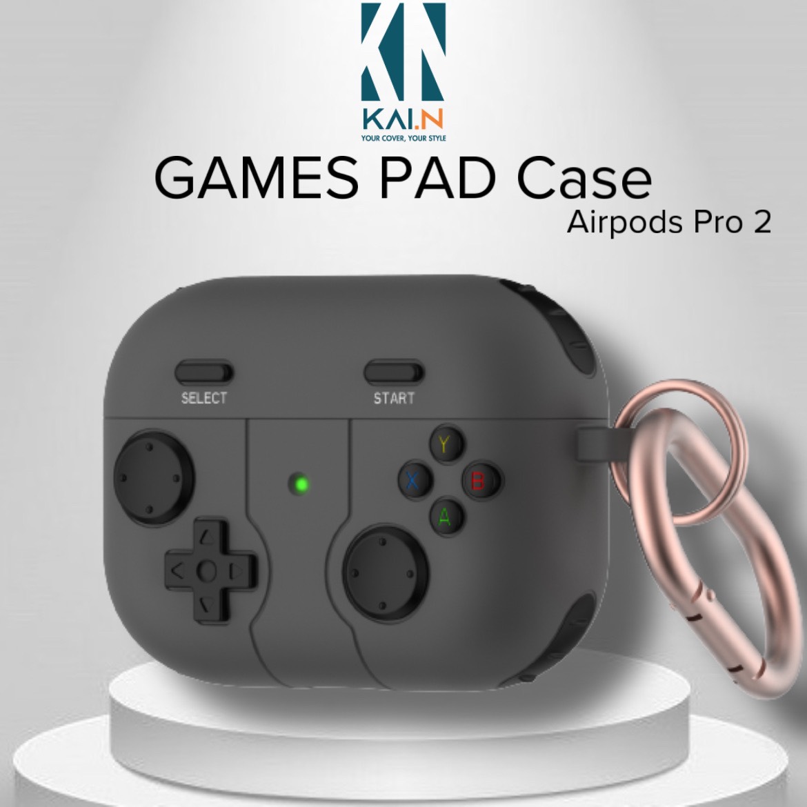 Case kai.n game pad dành cho tai nghe airpods pro 2/ airpods pro chính hãng