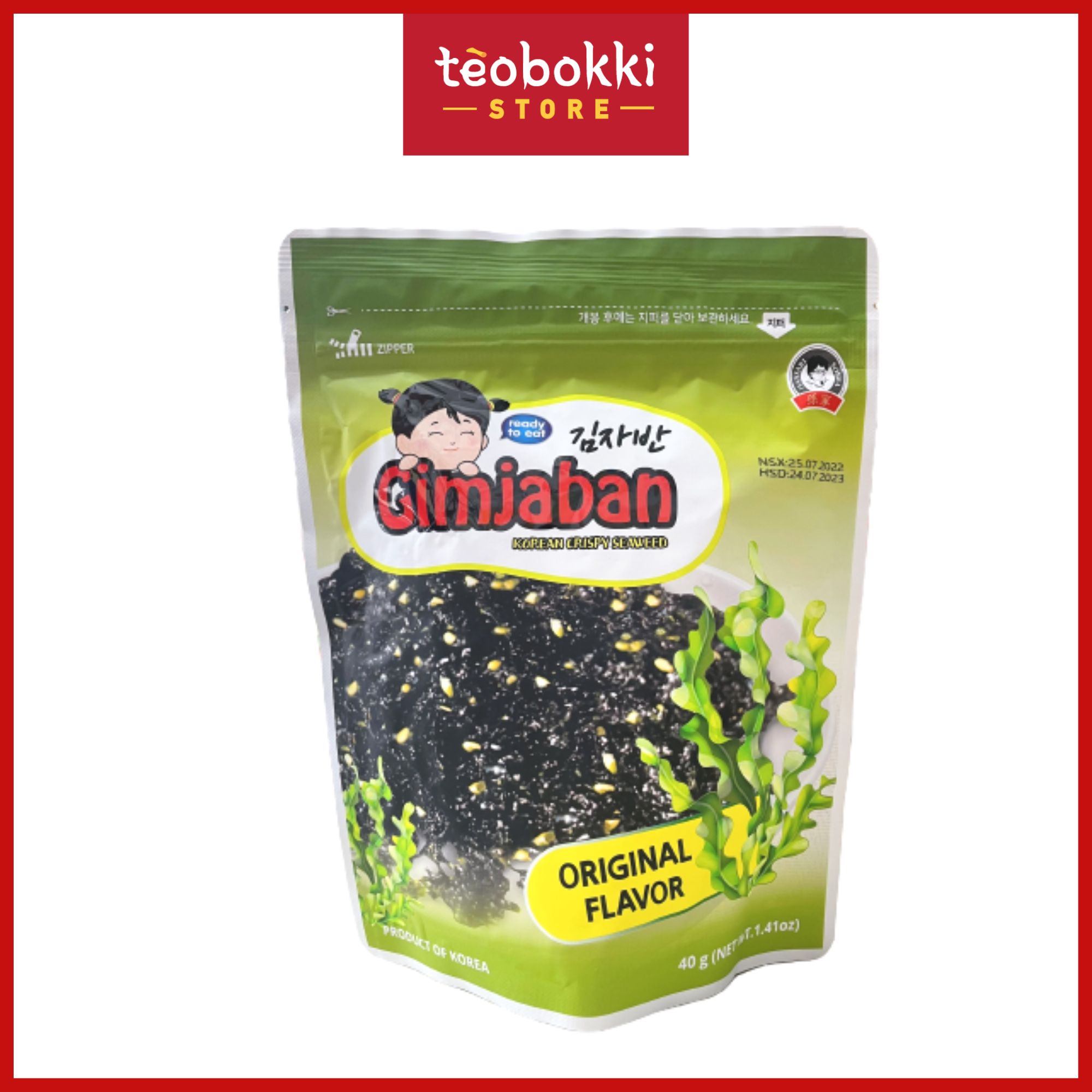 Rong biển trộn cơm Gimjaban vị truyền thống 40g