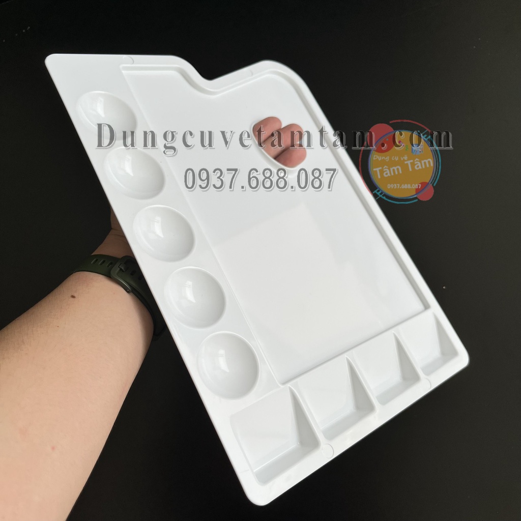 Vĩ pha màu đơn pha, Palette pha màu phẳng TTH