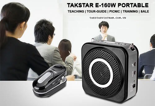 [HN] Máy trợ giảng không dây Takstar E160W (Đen)