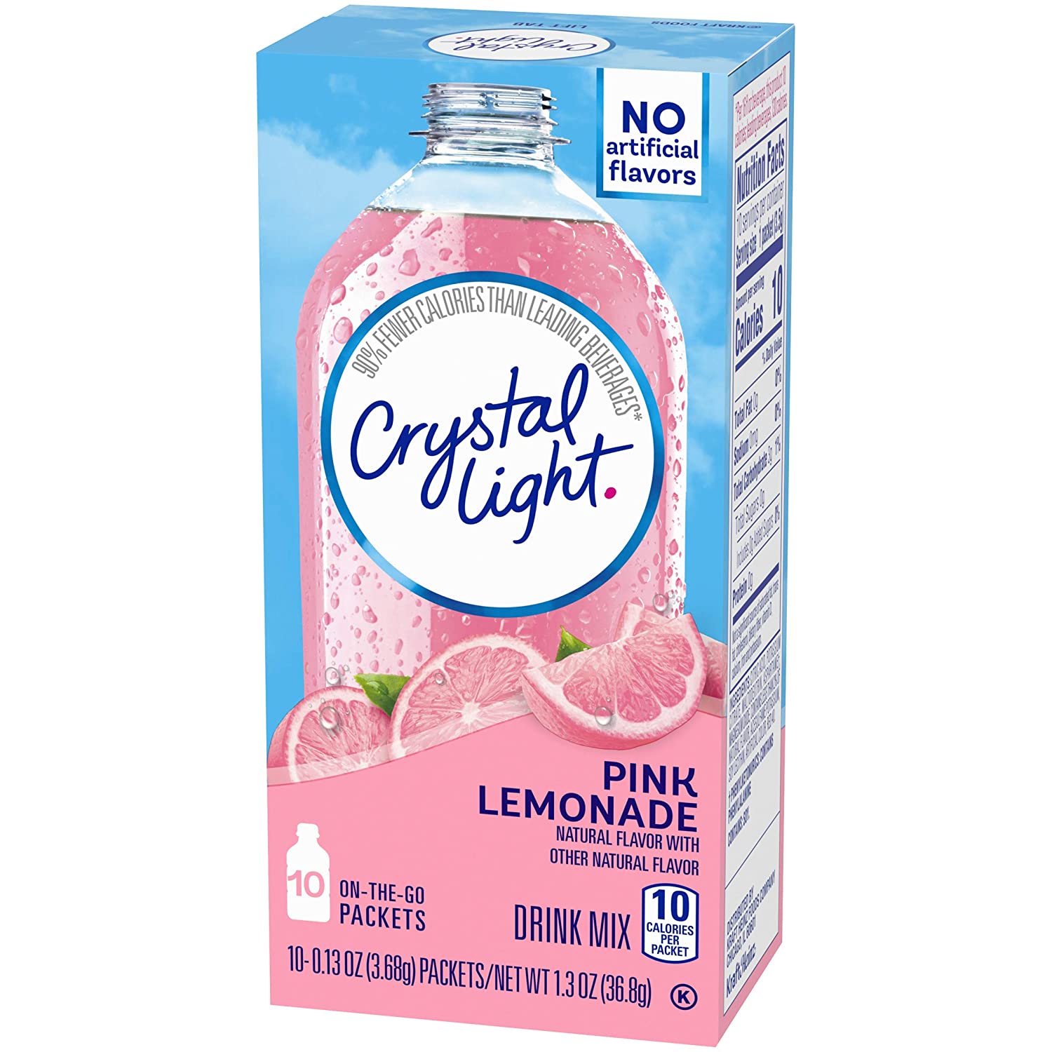 [HCM]Bột pha nước trái cây Crystal Light cho người ăn kiêng