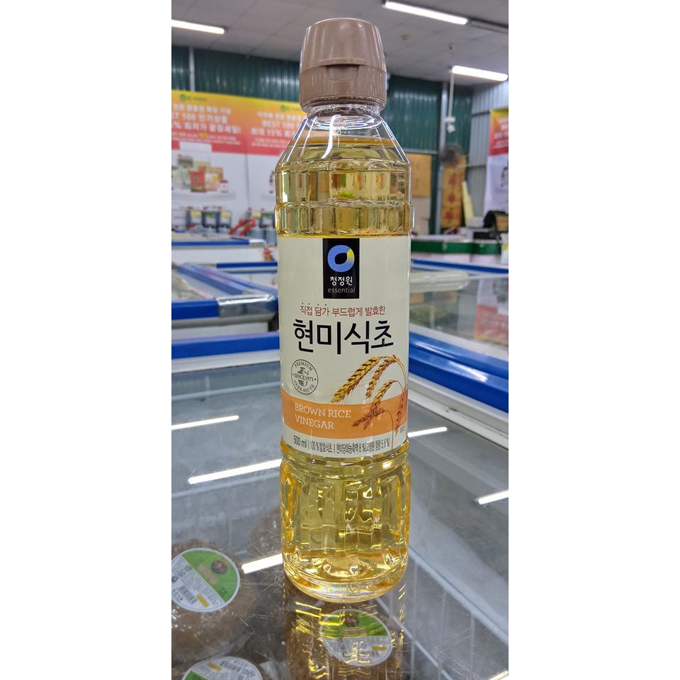 Giấm Gạo Lứt Hàn Quốc 500Ml - 현미식초