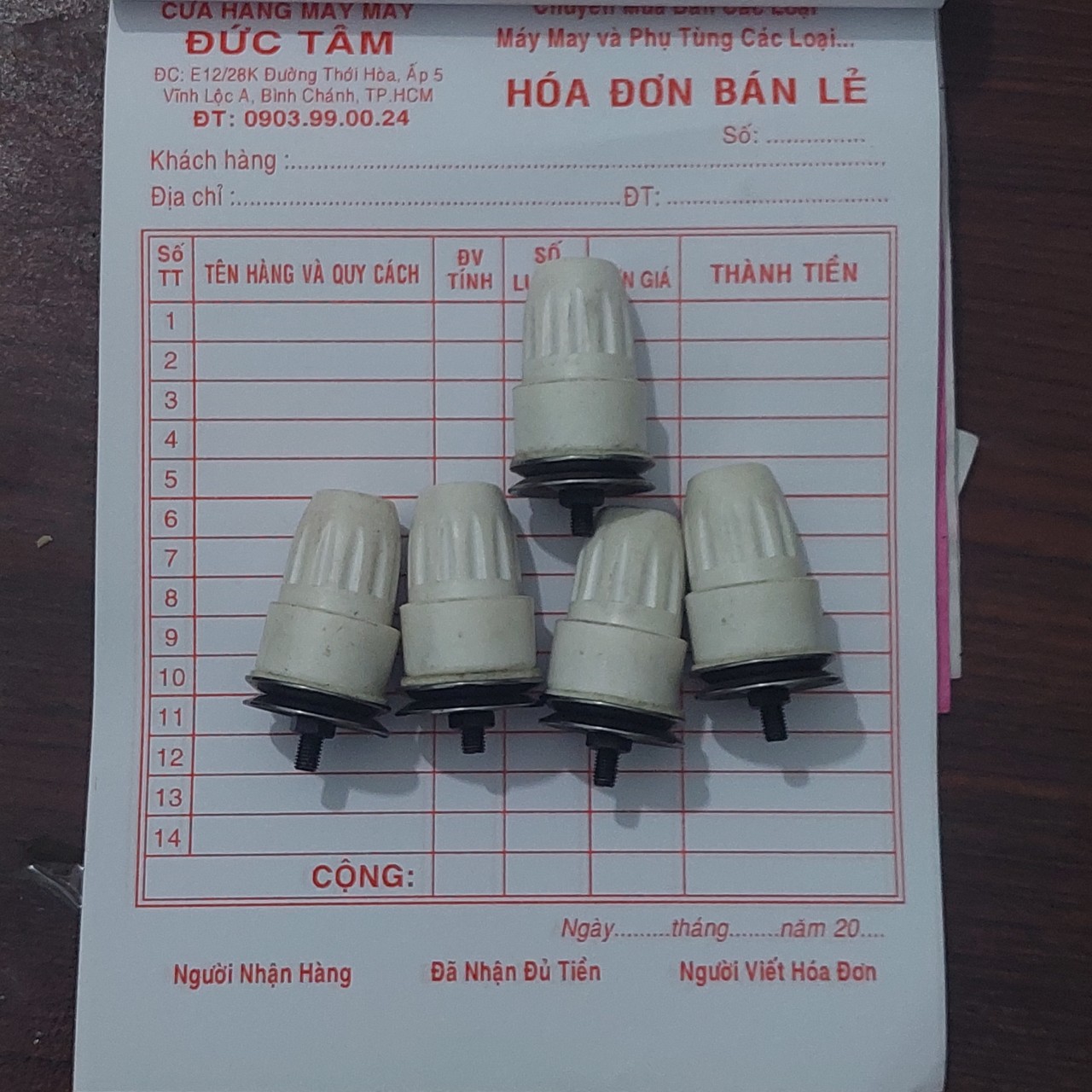 1 cụm đồng tiền máy vắt sổ