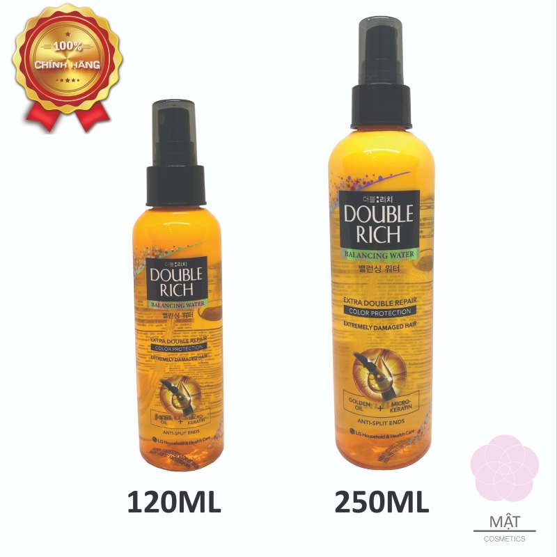 Xịt dưỡng tóc Double Rich chăm sóc chuyên sâu dành cho tóc nhuộm 120ml - 250ml nhập khẩu