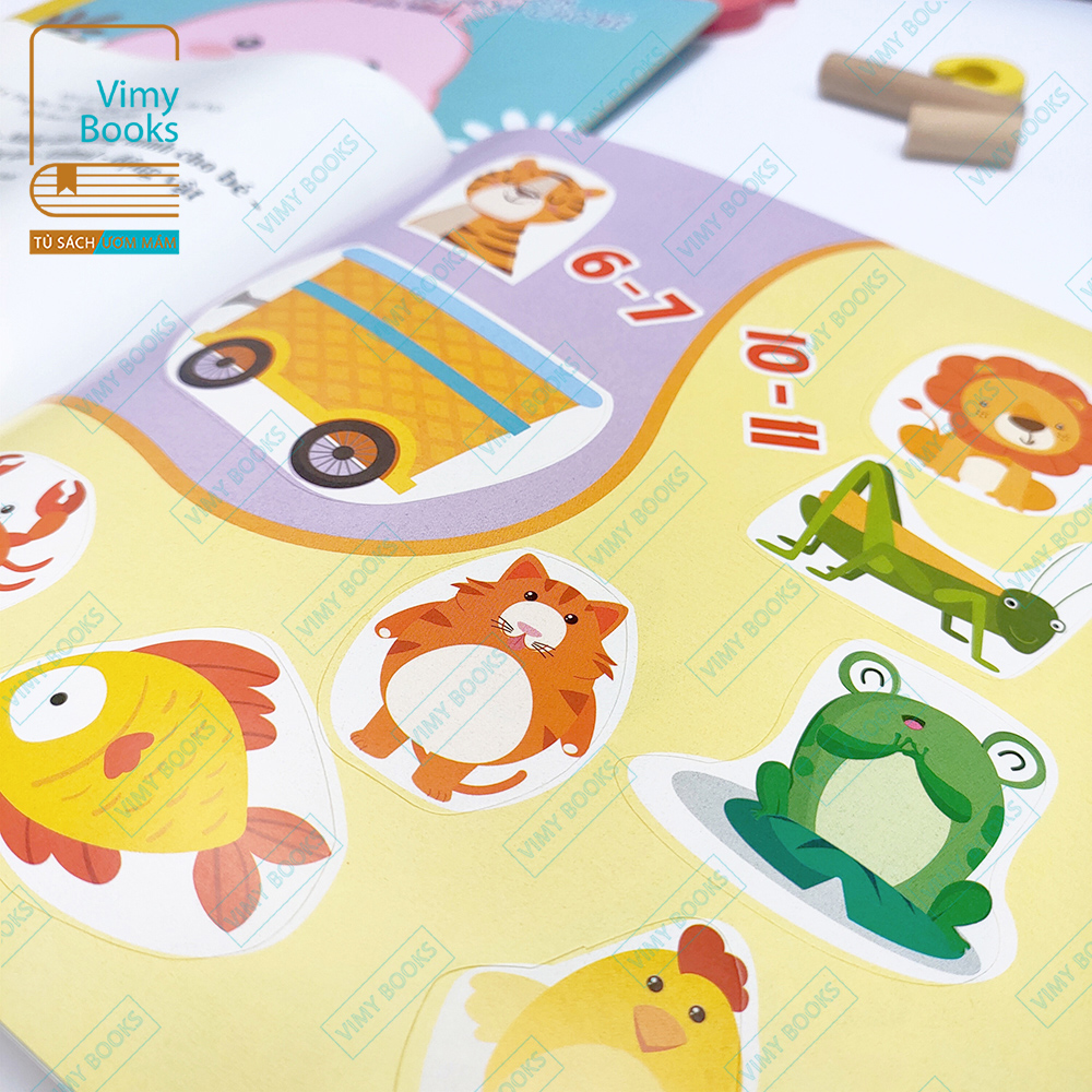 Sách - Miếng Dán Thông Minh Cho Bé - My First Sticker Book (Bộ 3 Cuốn)