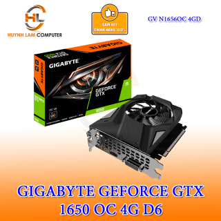 Card màn hình GIGABYTE GeForce GTX 1650 OC 4G D6 GV-N1656OC-4GD - Hàng thumbnail