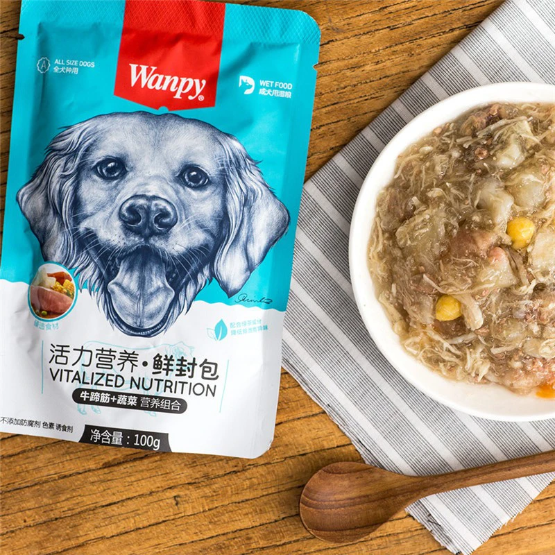 Wanpy (80g)/ Pate gói Wanpy dành cho cún cưng nội địa Trung