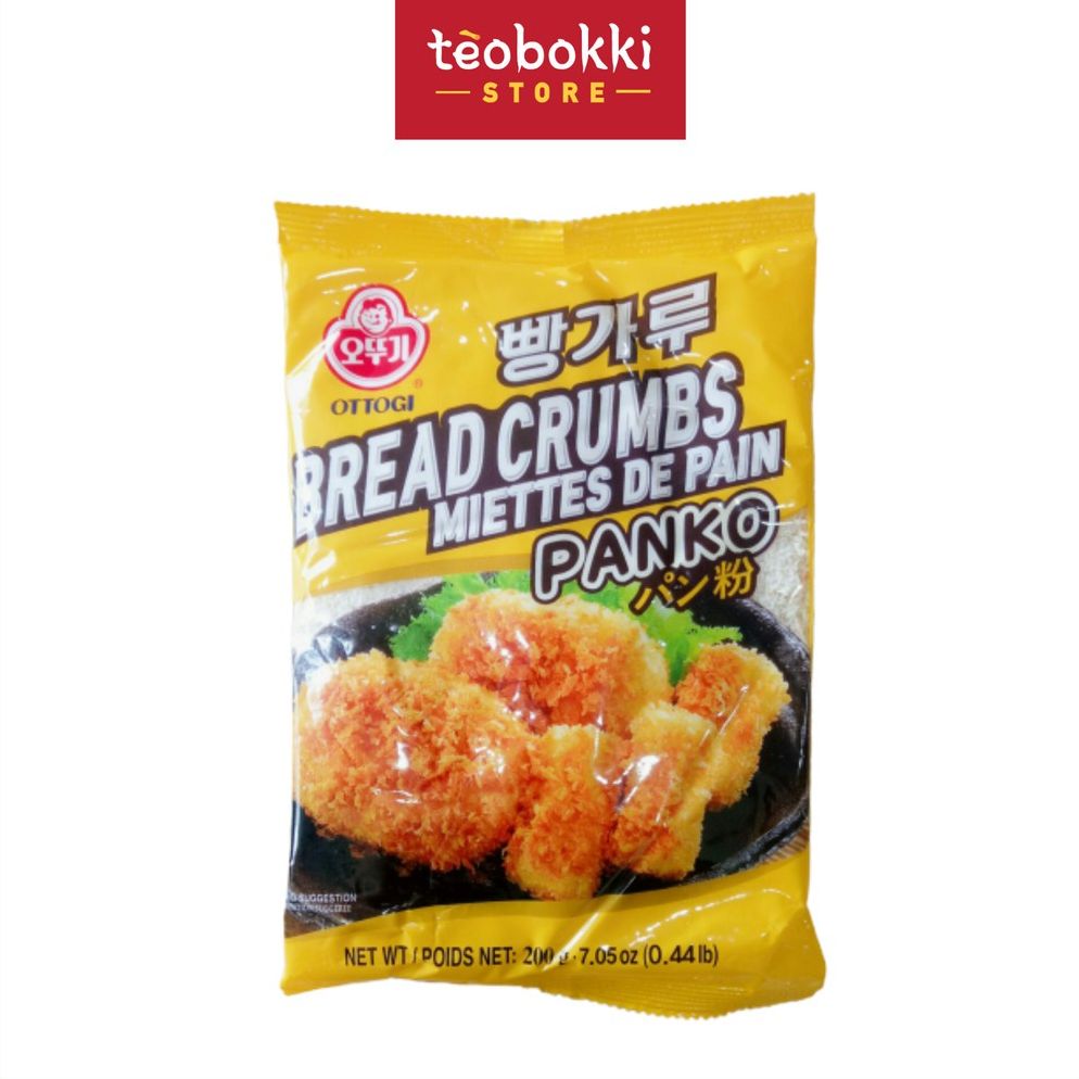 Bột chiên xù Ottogi (Panko Bread Crumbs) 200g - 1kg