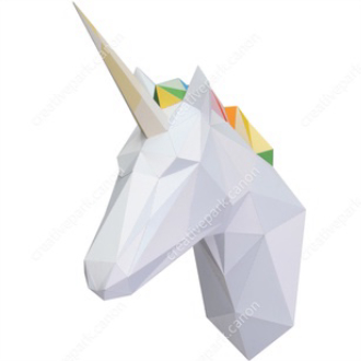 Mô hình giấy 3D  treo tường Kì lân