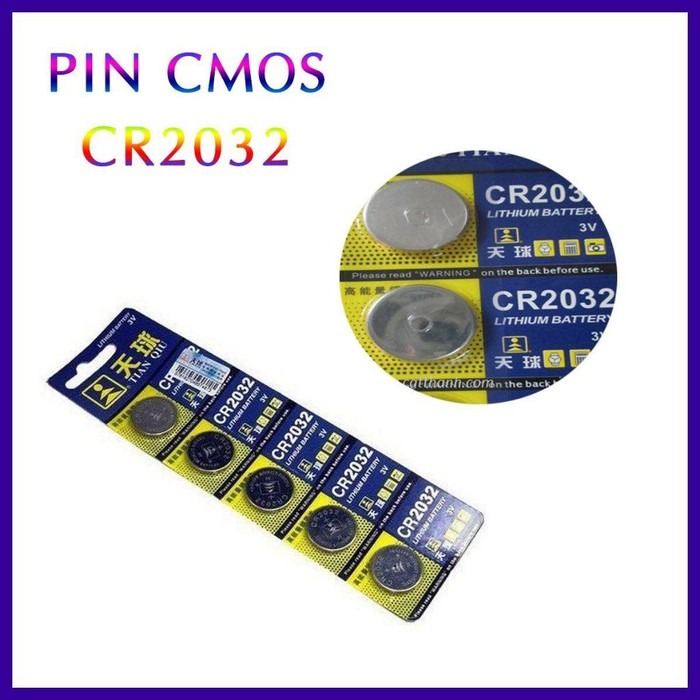 Pin Cmos Lithium CR2032 (Vỉ 5 Viên)