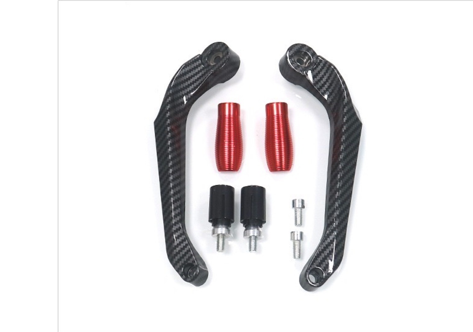 bộ 2 Gù bảo vệ tay thắng CNC moto xe máy sơn carbon ( giá 1 cặp )