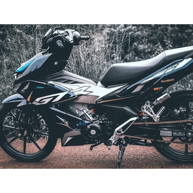 Tem rời Winner X đen nhám GTR