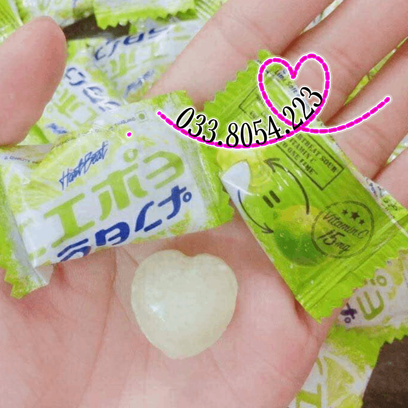 1v kẹo xanh