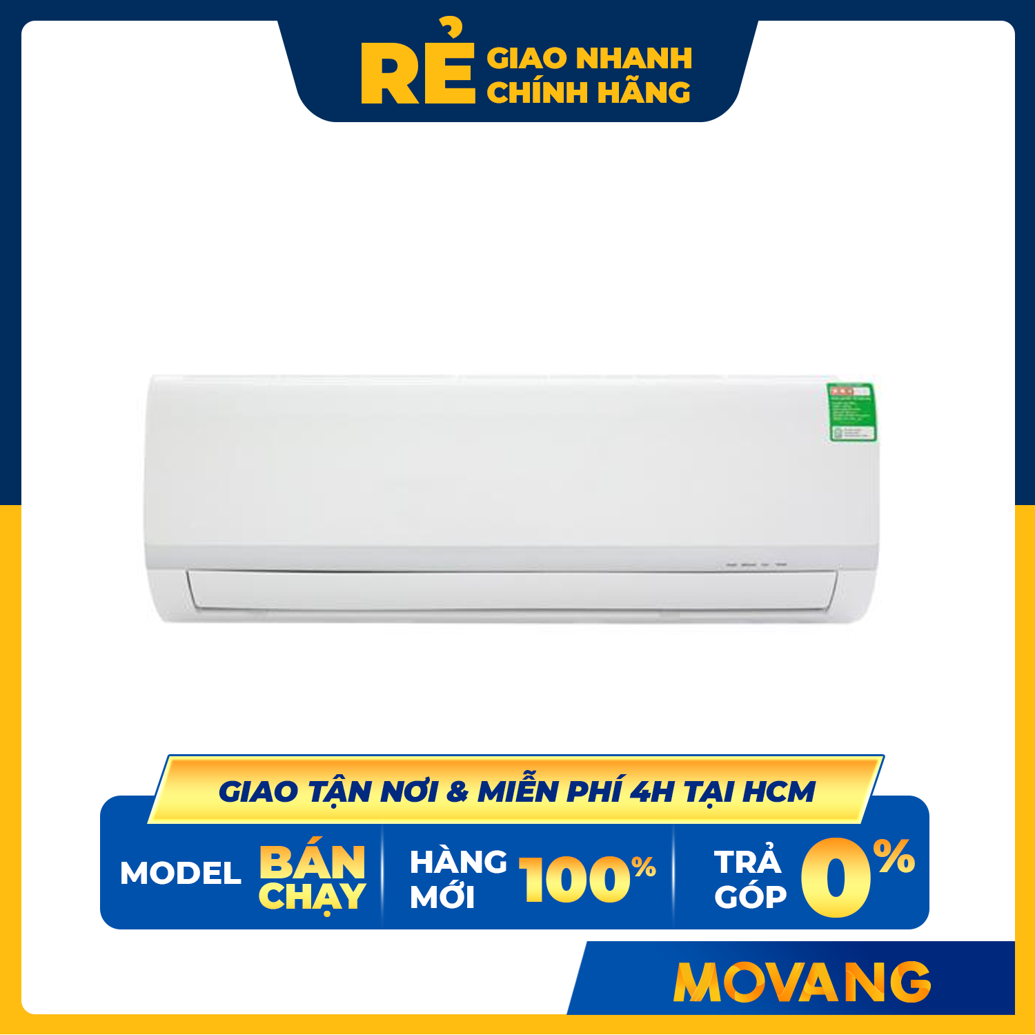 [GIAO TẠI HCM] -  Máy lạnh Midea 1.5 HP MSAFB-13CRN8