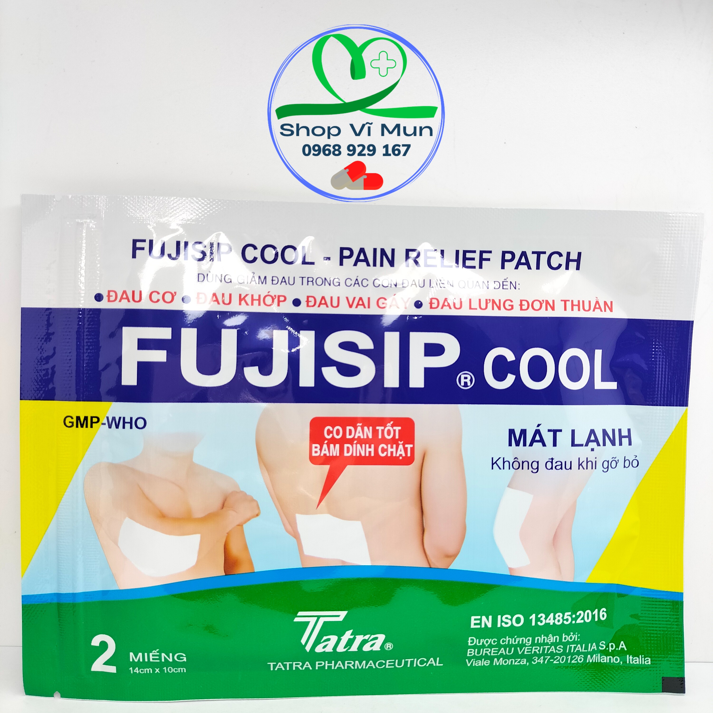 Cao dán giảm đau fujisip cool gói 2 miếng