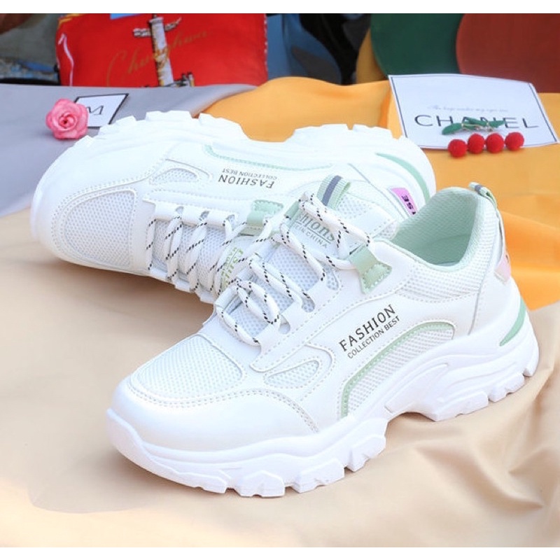 Giày nữ Sneaker thể thao GT66 GOLDSNEAKER