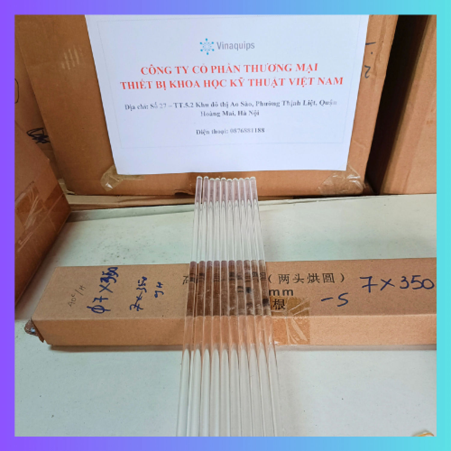 Đũa thủy tinh 20cm/30cm/35cm/40cm
