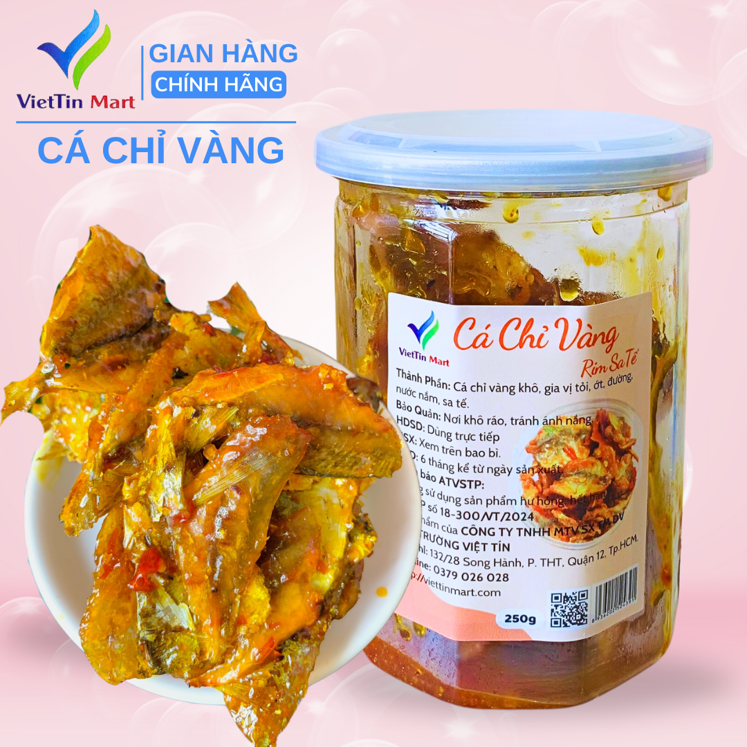 Cá chỉ vàng rim cay siêu ngon viettin mart 250g