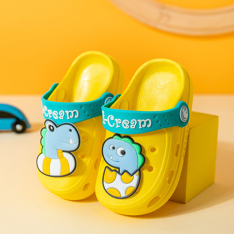 Dép cho bé, dép sục trẻ em nhiều màu- sục crocs cho bé trai bé gái siêu êm giá sỉ đủ màu - màu vàng