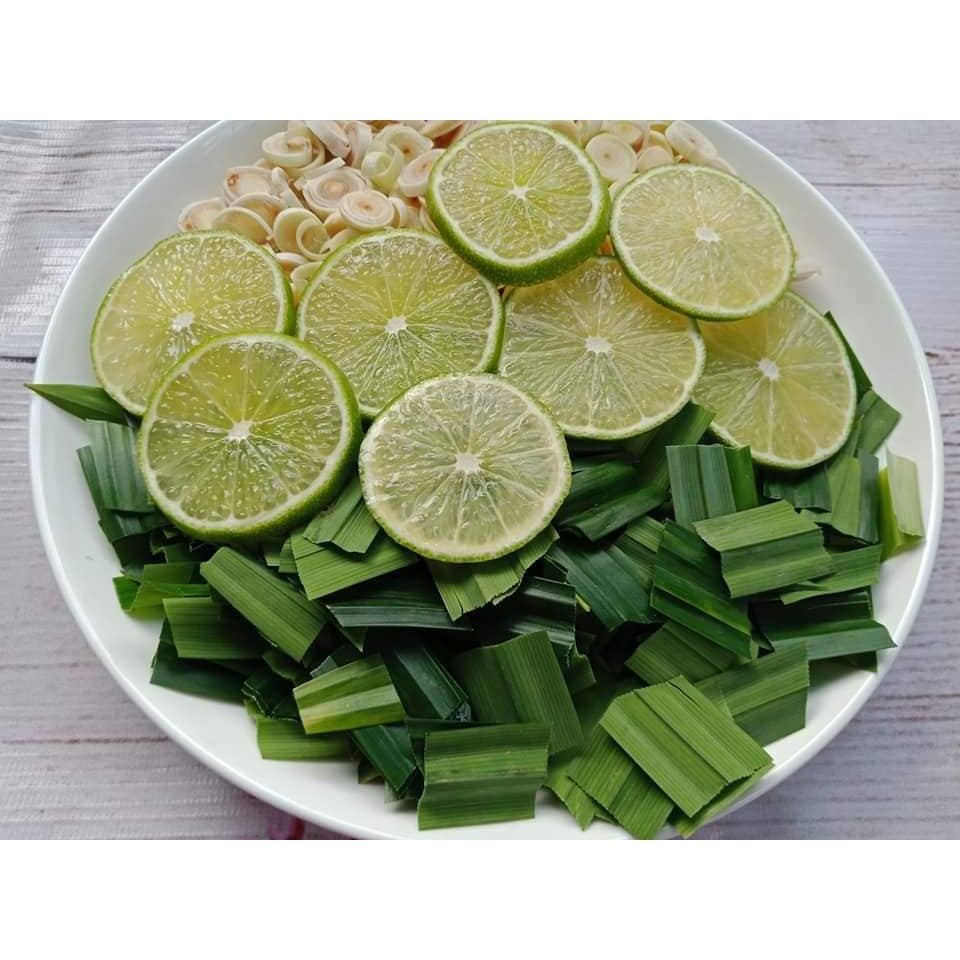 TRÀ SẢ-CHANH-LÁ DỨA gói 65gram